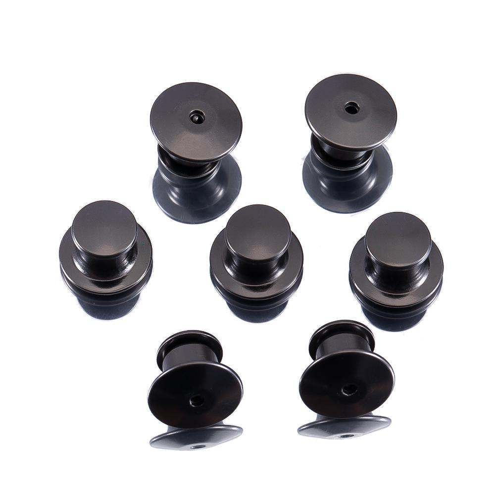 50Pcs 30Pcs 10Pcs 5Pcs Brooch Locking Pin Backs Metal Pin Back Locking Pin Keepers Locking Clasp DIY Brooch Badge Jewelry Making 5pcs