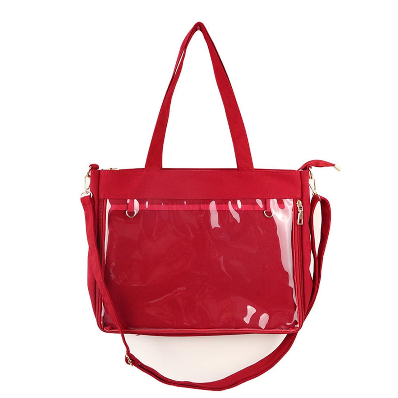 

Oshikatsu Tote Shoulder Ita Clear Decorative Stylish and Cute Bag for Your Live Plush and Badges [Queen-b] Bag, 2-Way Bag, Bag, Bag, Bag, Bag, Oshi,