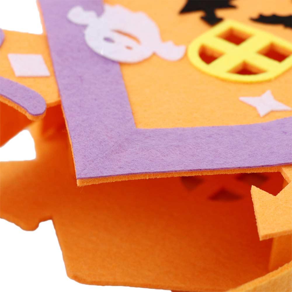 DIY Material Trick Or Treat For Kids Halloween Bag Gift Basket Storage Bucket Halloween Candy Bag