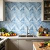 2 Pcs Wall Tile Stickers, Peel And Stick Backsplash, Self Adhesive Waterproof Kitchen Wall Tile Decals for Kitchen, Bathroom, Walls, Floors