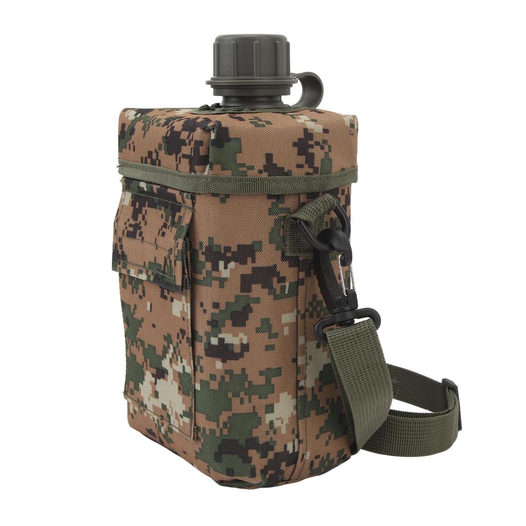 Isolierte Wasserflasche, tragbar, 2 l, große Kapazität, für den Außenbereich, Wasserflasche zum Reiten, Wandern