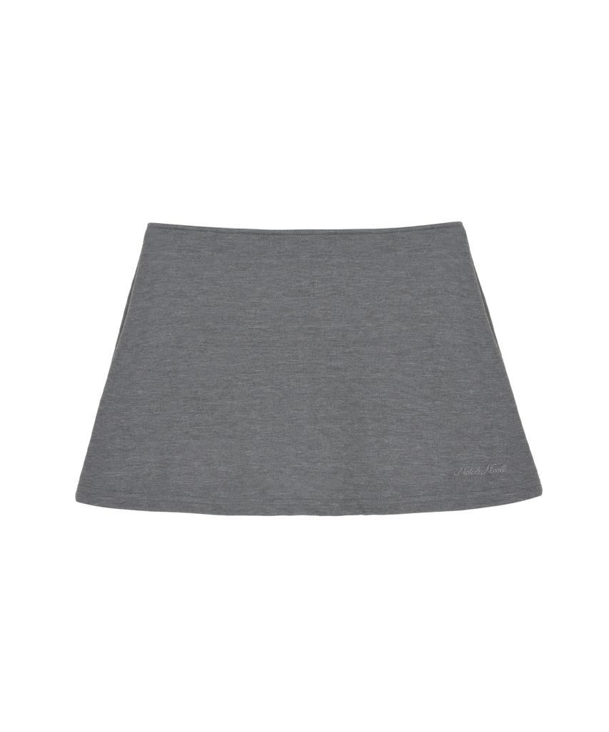 NICK&NICOLE Sweat Mini Skort_Charcoal