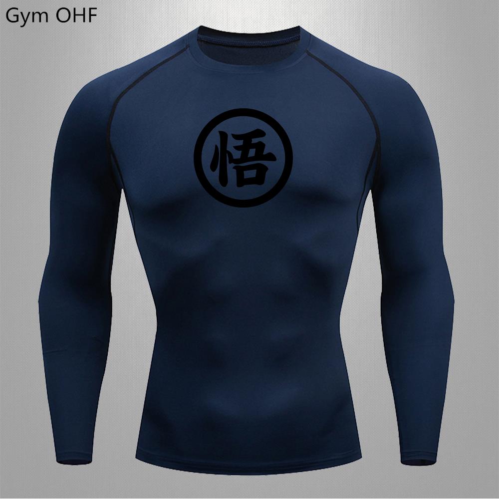 

Long Sleeve Z Goku Anime Men Running T Shirt Quick Dry Shirt Yoga Training Compression T-Shirts Gym Jogging Sweatshirt Rashguard Asian size-3XL