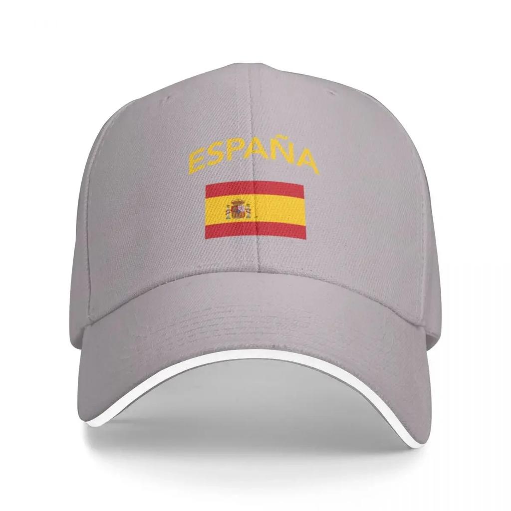 Spain Spanish Flag Baseball Cap Streetwear Fashion Beach Beach Hat Sunscreen Women's Unisex's