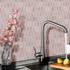 12" x 12" Peel and Stick Backsplash Waterproof Wallpapers Wall Tile  for Kitchen Bathroom