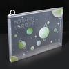 4/12pcs A4 Space Zipper Folder File Bag Pouch Sakura Stationery Storage Bag for School Office Supplies Cartoon Storage Organizer