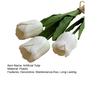 Artificial Tulip Flower Realistic Tulip Bouquet Faux Silk Flower Arrangement for Home Office Wedding Party Mother's Day