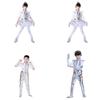 Future Style Space Astronaut Costume Halloween Children Spaceman Costume Cute Robot Costume  Party