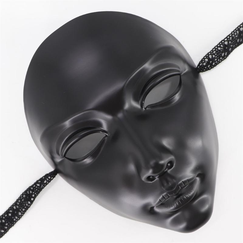 Atmungsaktive Halloween-Maske Bequeme Party-Kleidung Stilvolle Schwarze Gesichts-Requisiten Für Kostümbälle Und Thematische Veranstaltungen