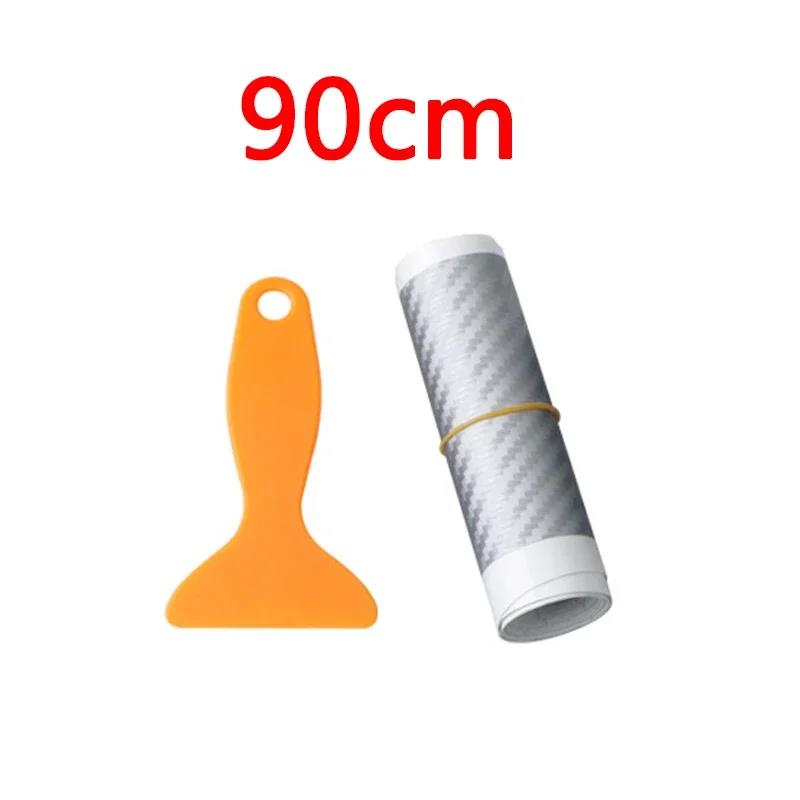 Universal Car Rear Bumper Protector Trunk Door Entry Guard Sill Protection 3D Sticker Carbon Fiber PVC Edge Protector Accessorie Interior Mirrors 6
