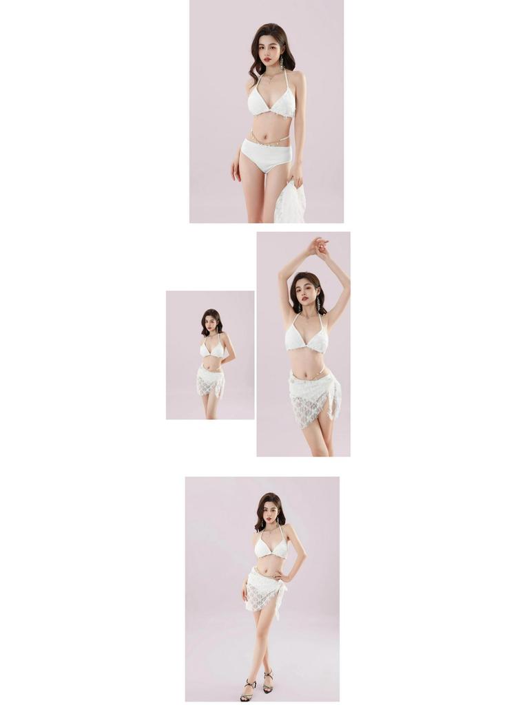 2025 New Hot Girl Style Sexy Three-Piece Bikini Swimsuit