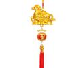 Chinese Year Decoration Golden Horse Pendant Wall Hanging Ornament for Living Room