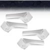 PIT66 RV Rain Gutter Spout Long Version Gutter Spout 3 1/2" Long 4pcs White