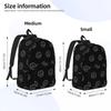 Sigil Of Lilith Backpack Daypack Large Capacity Children BookBag School Bag Shoulder Bags for Men Women