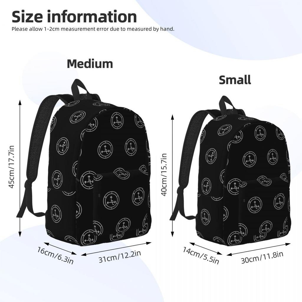 Sigil Of Lilith Backpack Daypack Large Capacity Children BookBag School Bag Shoulder Bags for Men Women