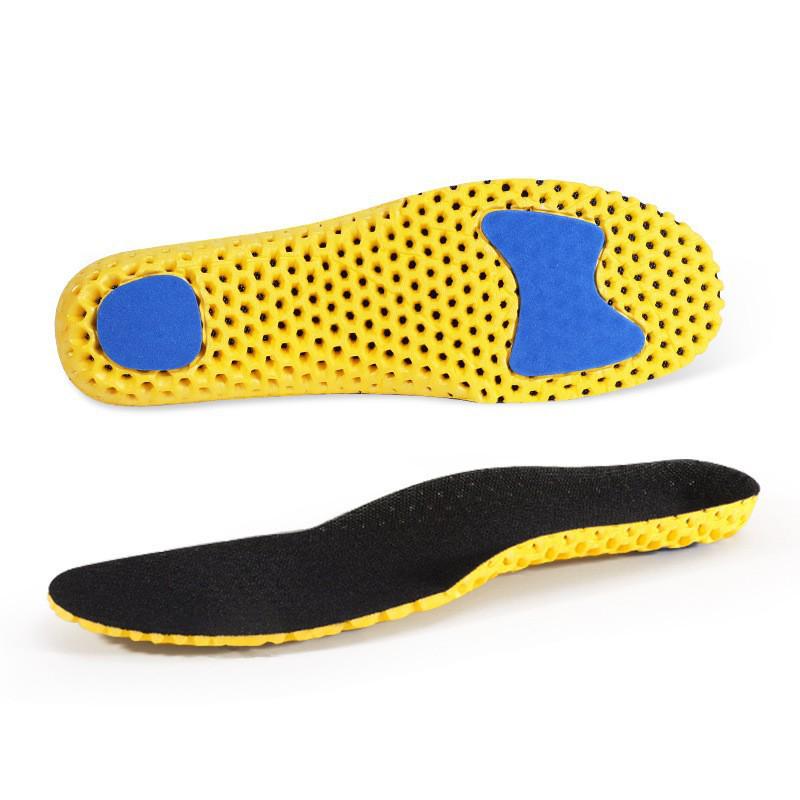 Unisex High-Elastic Breathable Sports Insoles: Sweat-Absorbing, Deodorizing, Thickened Shock Absorption for Military Training & Basketball