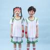 Two-Piece Girls' Basketball and Jump Rope Sports Uniform Set