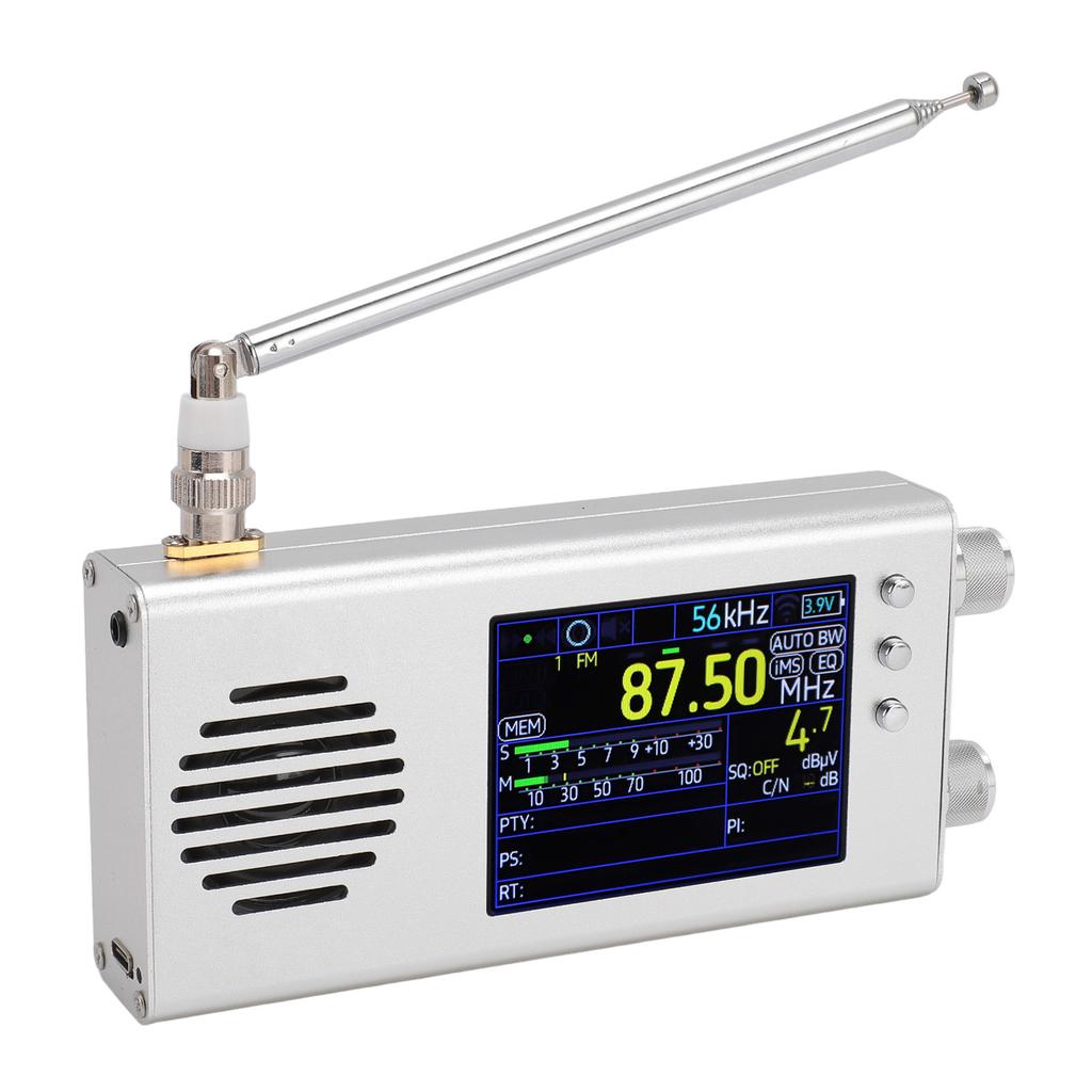 Portable SSB Shortwave Radio Receiver 3.2 Inch LCD Display Dual Stereo Speakers 5000MAH Battery AM FM SW CB VHF UHF     LW MW Full Band Radio Recei
