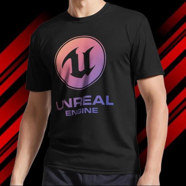 Men s and Women s T-shirts Unreal Engine Gradient L
