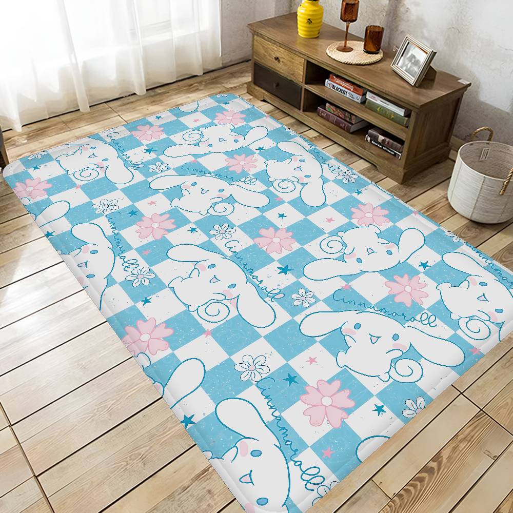 C-Cinnamoroll Kitchen Mat Kids Room Bedroom Decoration Balcony Anti-Slip Doormat Living Room Alfombra