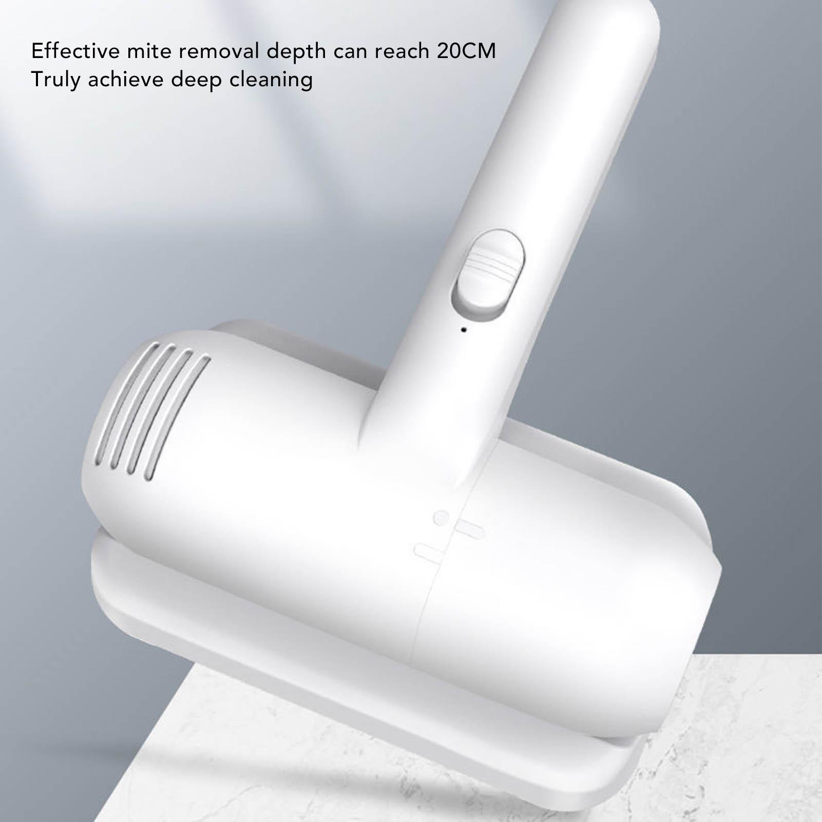 

Кровать-пылесос 50 Вт Беспроводная USB-аккумуляторная вакуумная машина для эффективной очистки от пылевых клещей белый