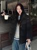 Women’s Short Windproof Thicken Warm Winter Jacket With Detachable Hood 5 Colors