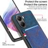 For Xiaomi Poco X7 Pro 5G/Xiaomi Redmi Turbo 4 5G Phone Case Retro Jean Cloth Texture Leather Back Cover with Card Holder