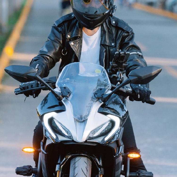 Stoßfeste Rückspiegel für Motorräder Gewährleistung der Haltbarkeit Stadtfahrten Sportmotorräder Lange Fahrten Straßenfahrten