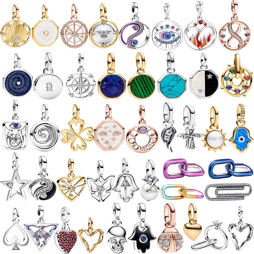 New Copper Pentagram Sun Clover Me Series Accessories Mini Pendant Is Suitable For Original Me Charm Bracelets And Necklaces