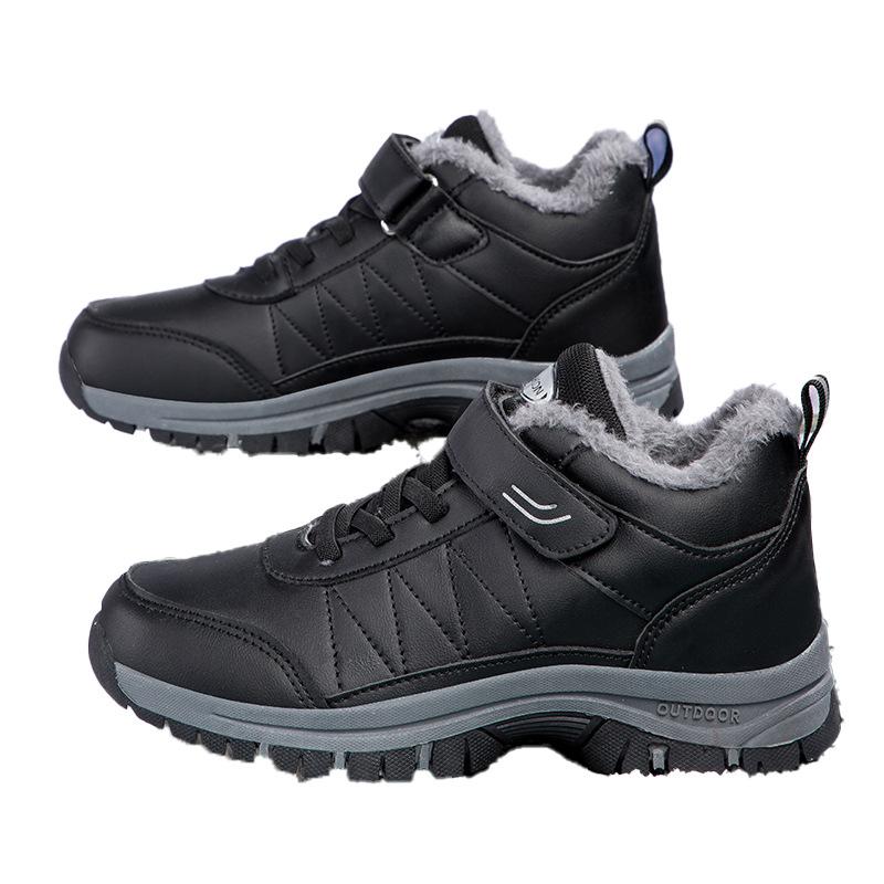 Winter fleece thickened thermal cotton shoes casual outdoor snow boots
