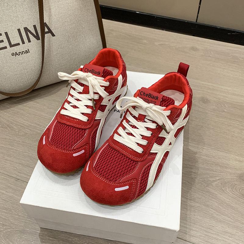 Women s 2025 Autumn Mesh Breathable Trainers - Versatile, Lightweight, Flat Bottom Sports Casual Shoes Trend 35
