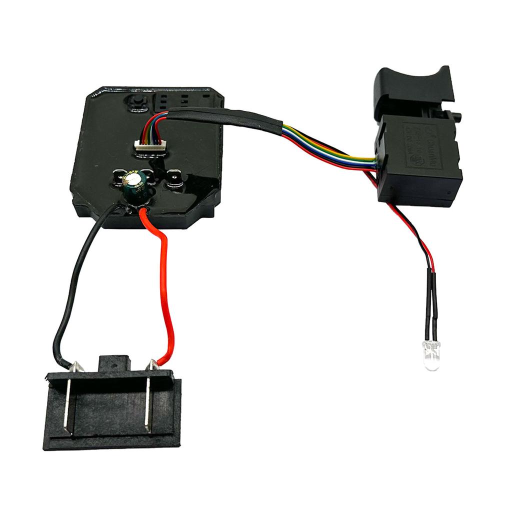 Black Electric Wrench Controller Board 02651 8 Wire Speed Switch Drive Brushless Lithium Electric Wrench Motherboard