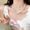 2 Stück/Set Sommer Strand Böhmisch Bunt Perlen Halskette für Damen Mädchen Blumen Perlen Halsketten Handgefertigt Urlaubs Schmuck Geschenke