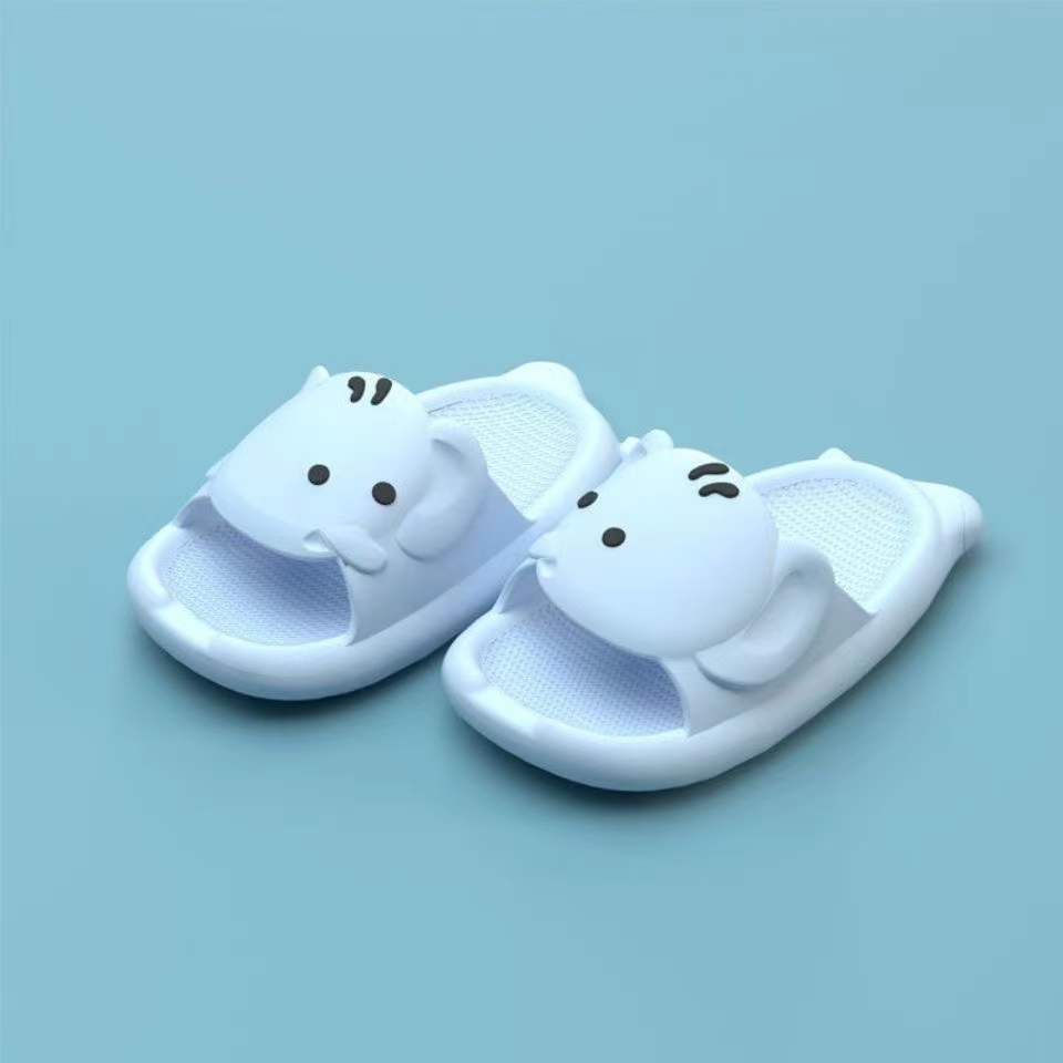 

Children s Summer Slippers New Cute Cartoon Baby Girl Shoes Boys Soft Sole Non-Slip Home Bathroom Sandals 21-22(Inner Length14CM)