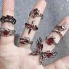 Cross Butterfly Personality Open Ring Female Sweet Cool Hottie Unisex Style Unique Index Finger Ring