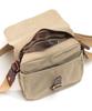 SILVER LAKE CLUB Shoulder Bag, 21cm (No. 9 Canvas), No. 130121 (Beige)