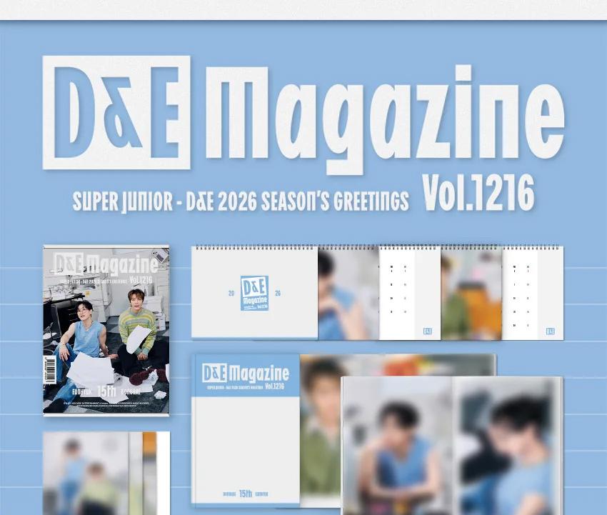 Super Junior D&E [D&E Magazine Vol.1216] 2026 SEASON'S GREETINGS