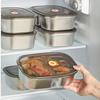 Large Capacity 304 Stainless Steel Lunch Box Travel Picnic Portable Cute Pattern Leak Proof Bento Box Microwave Safe