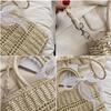 Damen Böhmische Schulter Crossbody Tasche Frauen Sommer Strand Stroh Handtasche Damen Reise Mode Tasche