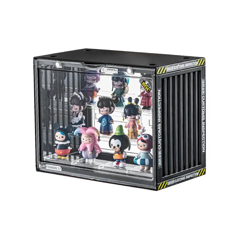 Blind Box Storage Display Rack Container Showcase Dustproof Storage Box Clear Popmart Display Cabinet Anime Figure Toy Storage