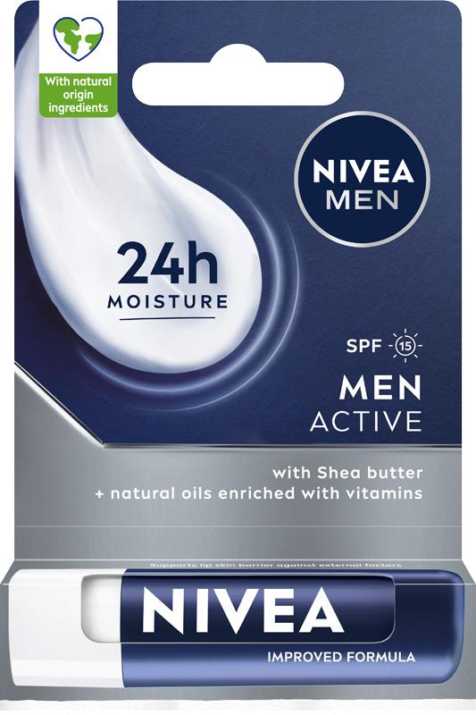 363028 Nivea Men Active Care Lippenbalsam 4.8