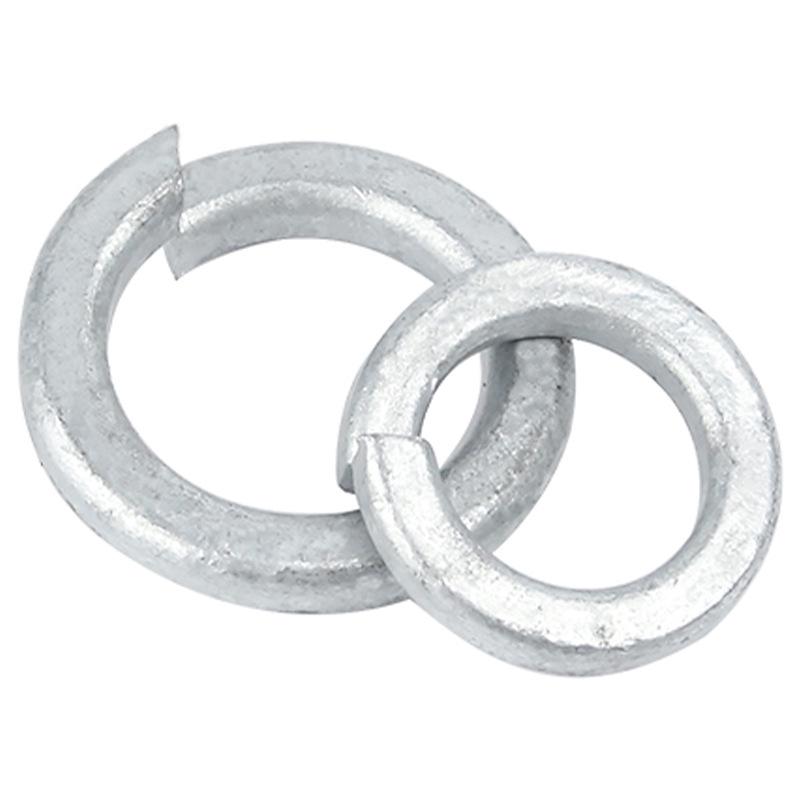 Žárově zinkovaná pružná podložka - Elastická otevřená Rozsah M8-M36