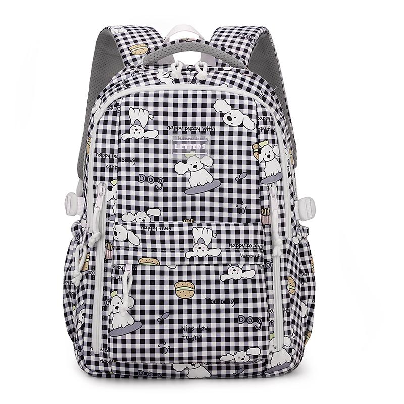 Student Cartoon School Bag Kindergarten Ridge Protector Backpack Women's Backpack Lightweight Children's Backpack