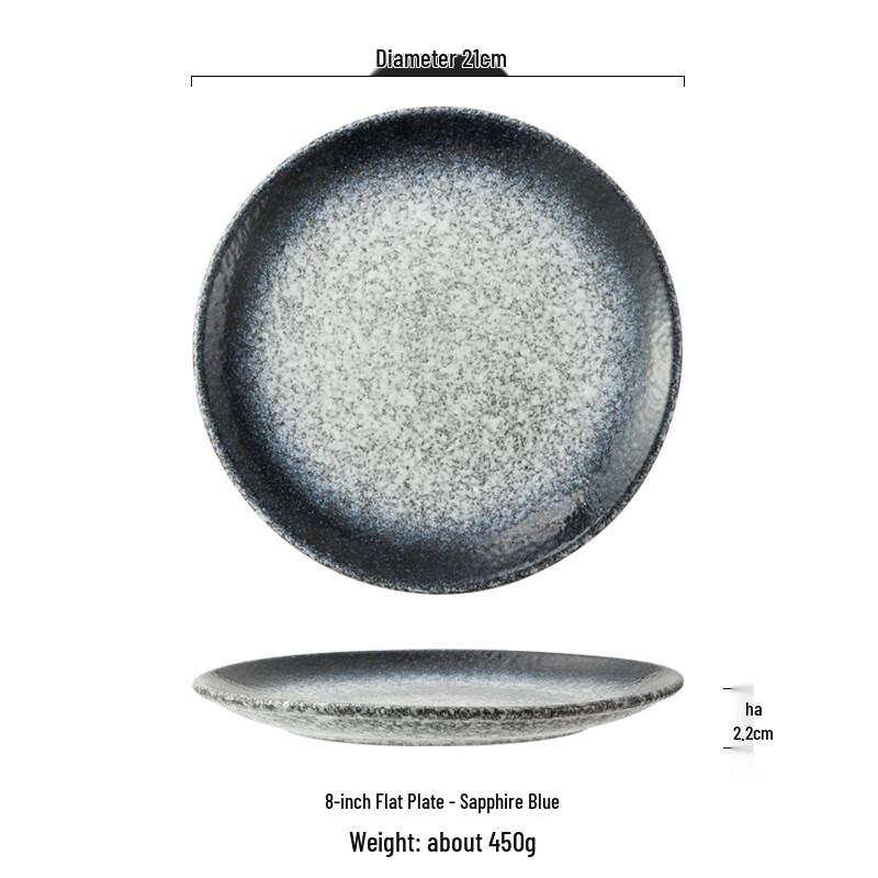 

ZISIZ Creative Ceramic Shallow Plate