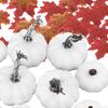 12 Pieces Fake Pumpkins Model Artificial Foam Small for Halloween