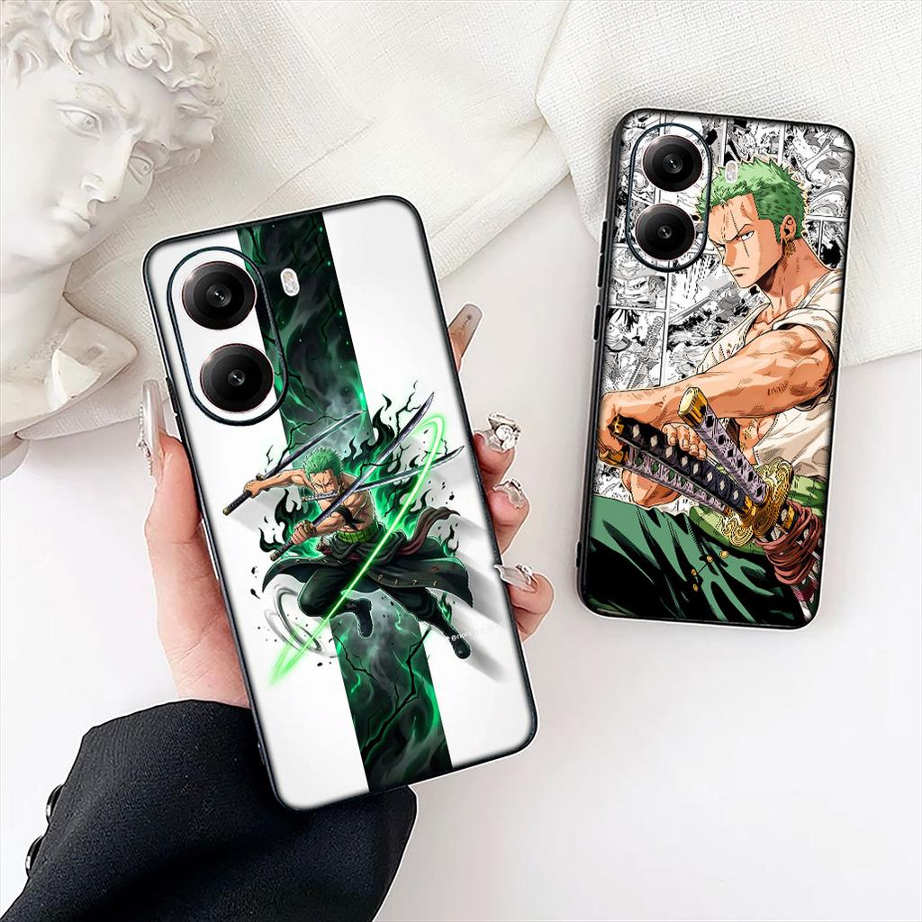 Nami One Piece Roronoa Zoro Luffy Phone Cover for Xiaomi Redmi Note 12 11 10 A3 Pro 10A 10C 12C Note12 5G Protective Case