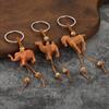 Camel Horse Keychain Elephant Key Chains Riches Pendant  Home Decor