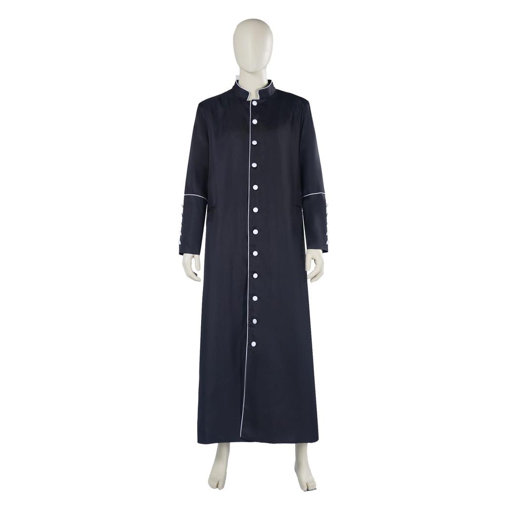 Mantello Medievale da Mago con Cappuccio: Robe Cosplay a Maniche Lunghe 5 Colori