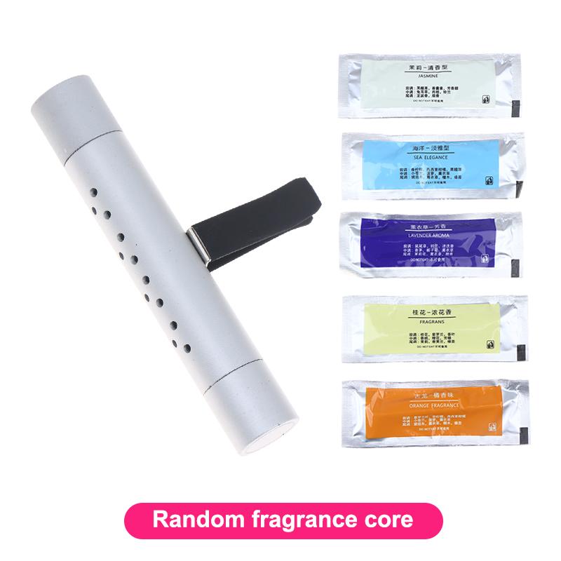NEW 5Pcs Refill Sticks Car Fragrance Air Freshener - Aromatherapy Exhaust Vent Clip Auto Interior Accessories