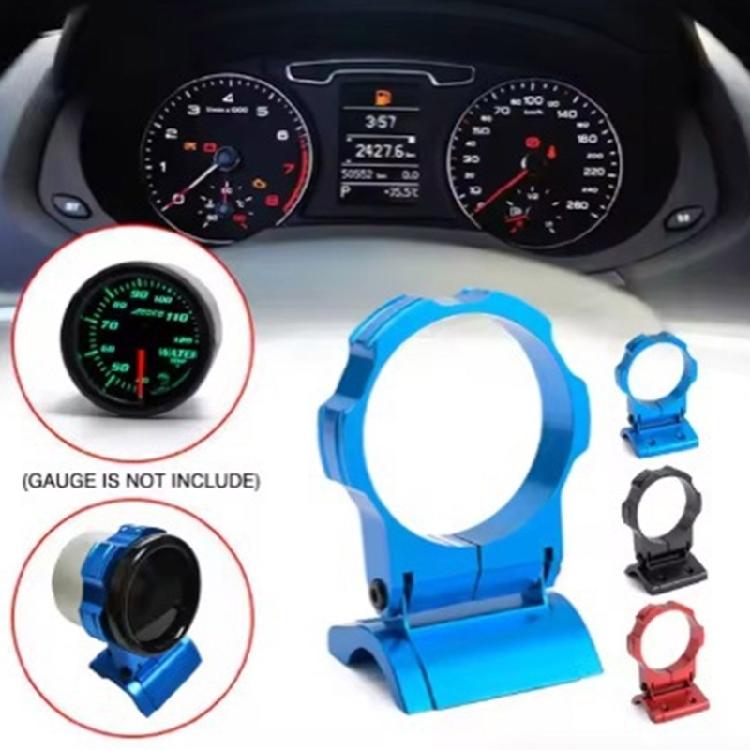 Adjustable Single Hole Bracket 2in 52mm Aluminum Auto Gauge Meter Pod Mount Holder Car Pillar Gauge Meter Mount Bracket